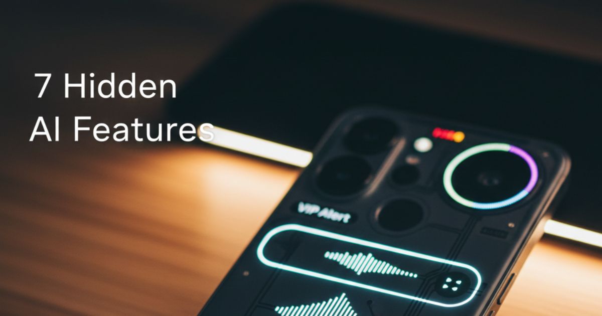 Glyph AI Features on Nothing Phone (4a)